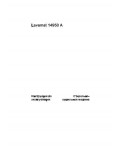 Инструкция AEG Lavamat 14950A