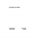 Инструкция AEG Lavamat LS 84840