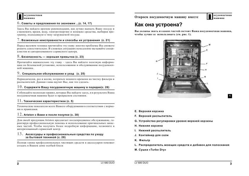 Инструкция Ariston LV-680DUO