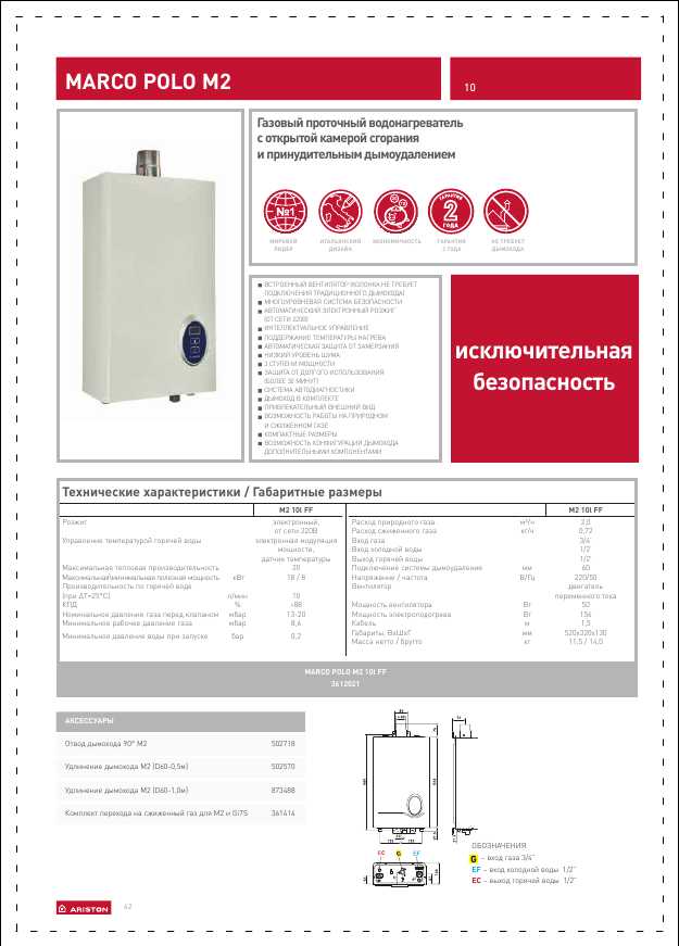 Инструкция Ariston M2 10L FF