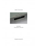 Инструкция Audio Analogue Maestro CDP 192/24