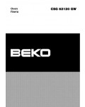 Инструкция Beko CSG-62120GW