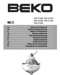 Инструкция Beko FSE-27330