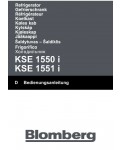 Инструкция Blomberg KSE-1551i