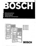 Инструкция BOSCH KSV-3305 NE