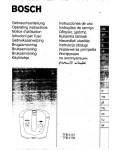 Инструкция BOSCH TFB-3102