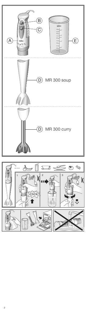 Инструкция Braun MR-300 Soup