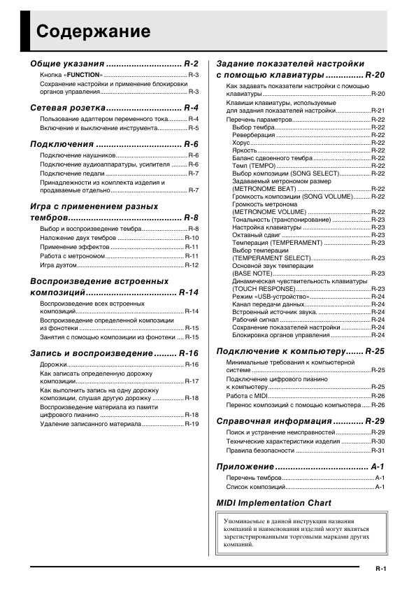Инструкция Casio PX-150