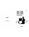 Инструкция Casio WK-1600