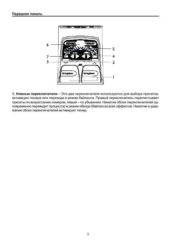 Инструкция DIGITECH RP-50