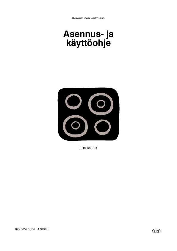 Инструкция Electrolux EHS-6636X