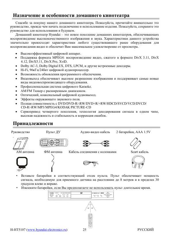 Инструкция Hyundai H-HT5107
