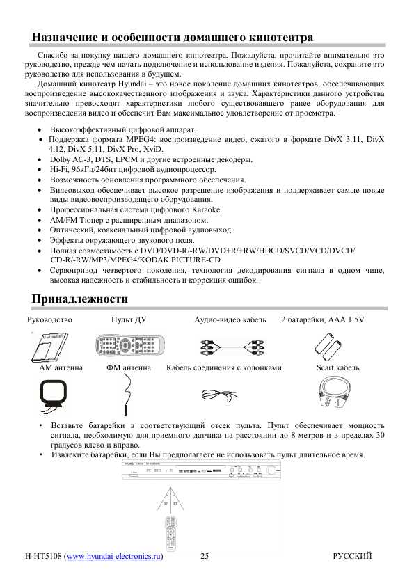 Инструкция Hyundai H-HT5108