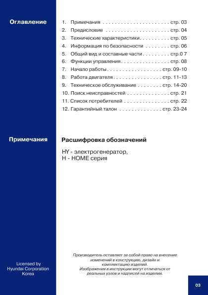 Инструкция Hyundai HHY-960A
