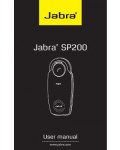 Инструкция Jabra SP-200