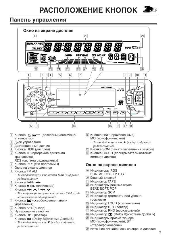 Инструкция JVC KS-FX922R