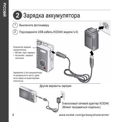 Инструкция Kodak M381