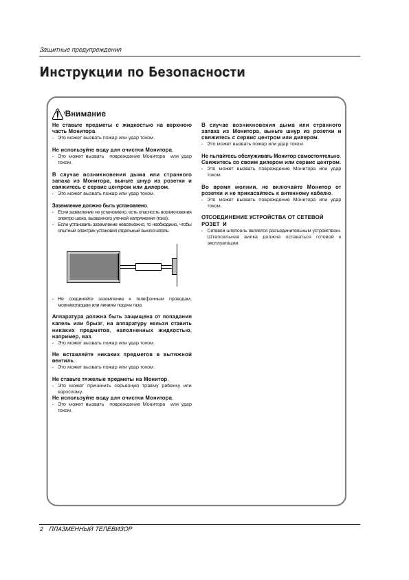 Инструкция LG 42PX5R