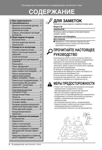 Инструкция LG A-12AW1