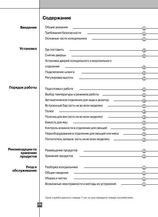 Инструкция LG GR-L247ER