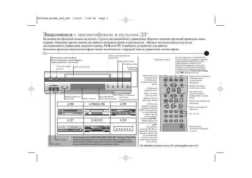 Инструкция LG L-328