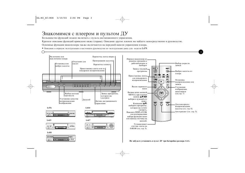 Инструкция LG L-414
