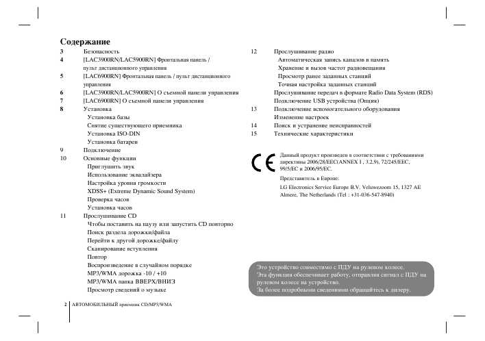 Инструкция LG LAC-5900RN