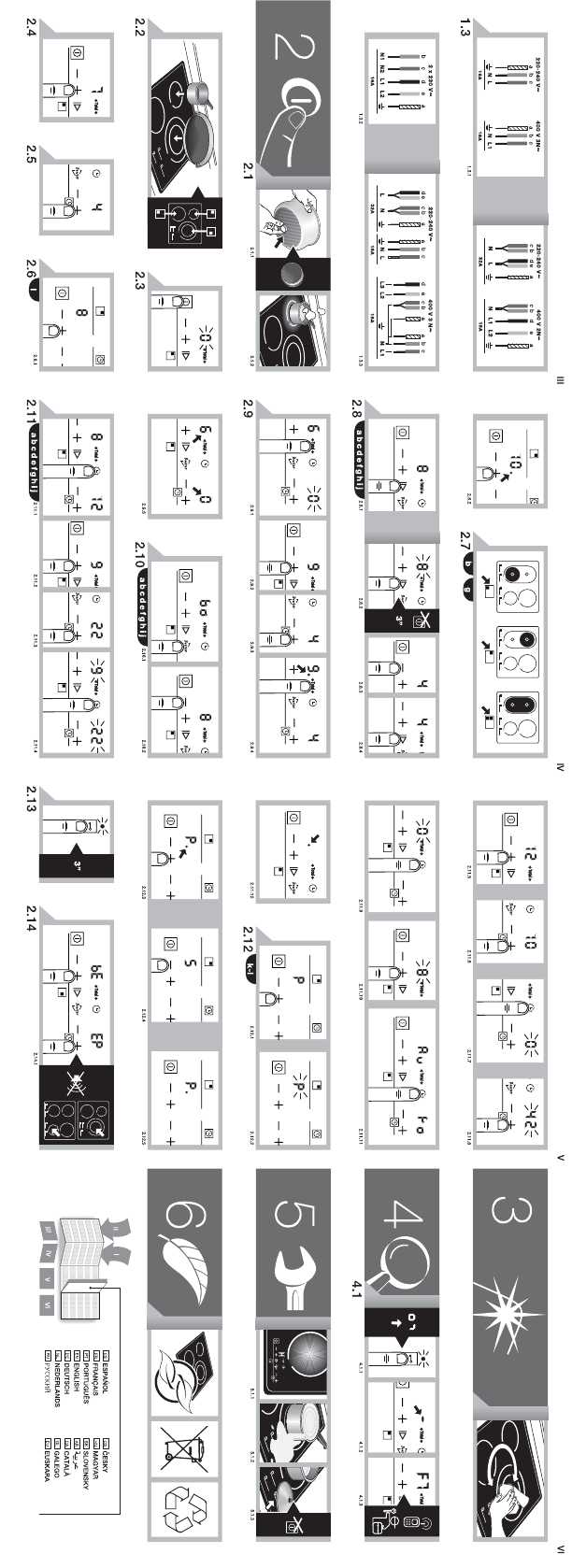 Инструкция MABE MIH1-4S