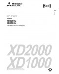Инструкция Mitsubishi XD-2000U