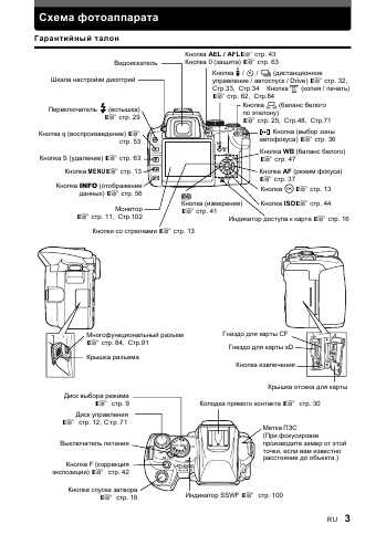 Инструкция Olympus E-500
