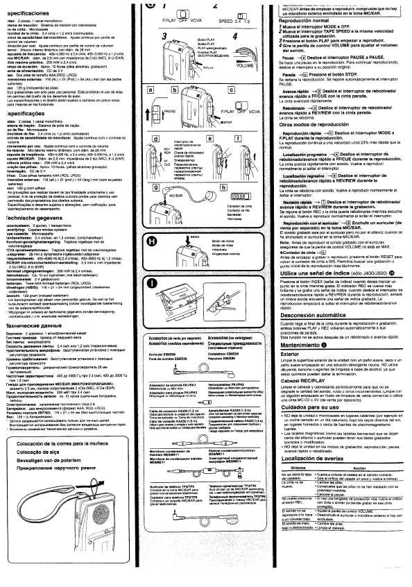 Инструкция Olympus J-500