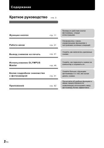Инструкция Olympus mju-1030 SW