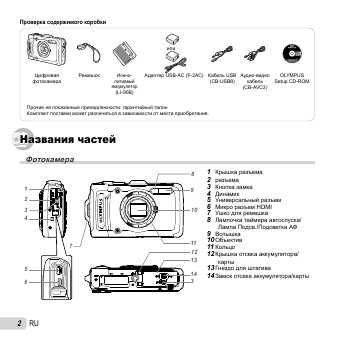 Инструкция Olympus TG-1