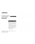 Инструкция ORION DVD/VCR-855