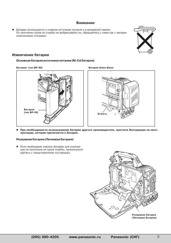 Инструкция Panasonic AJ-SDC615E