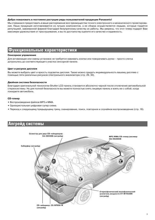 Инструкция Panasonic CQ-HX2083N