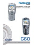 Инструкция Panasonic EB-G60
