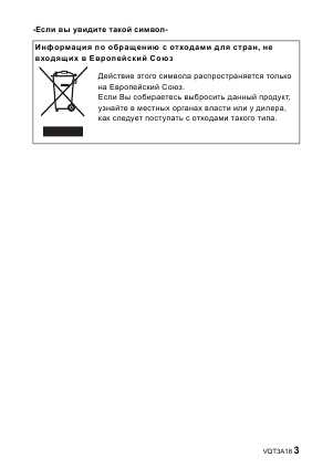 Инструкция Panasonic HM-TA1