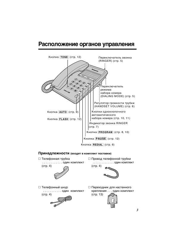 Инструкция Panasonic KX-TS2361RU