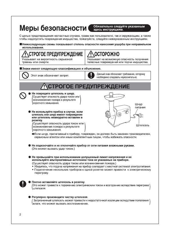 Инструкция Panasonic MK-MG1501