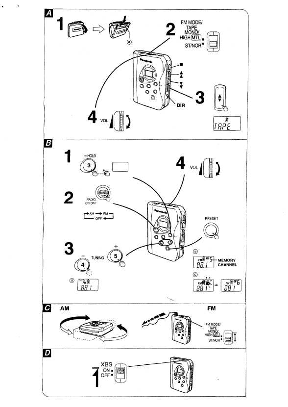 Инструкция Panasonic RQ-CR18V