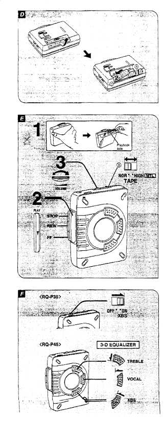 Инструкция Panasonic RQ-P35