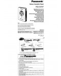 Инструкция Panasonic RQ-SX47