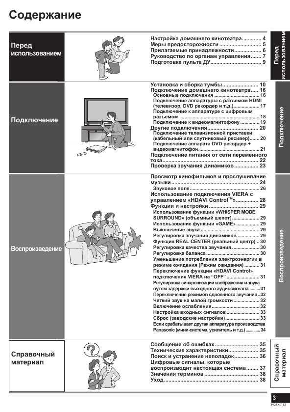 Инструкция Panasonic SC-HTR310