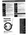 Инструкция Panasonic SL-SX315