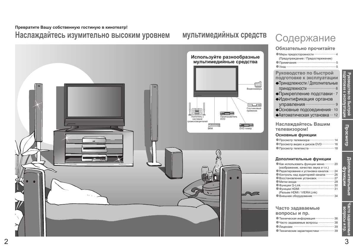 Инструкция Panasonic TH-R42PV7