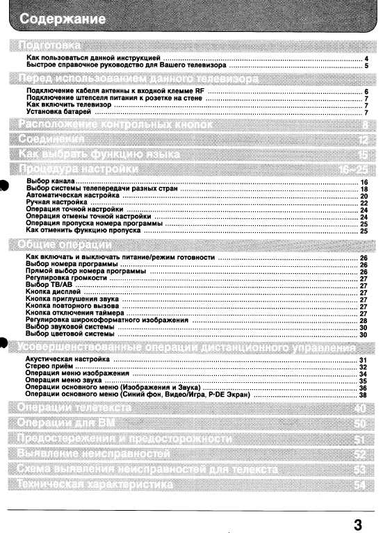 Инструкция Panasonic TX-28WG10