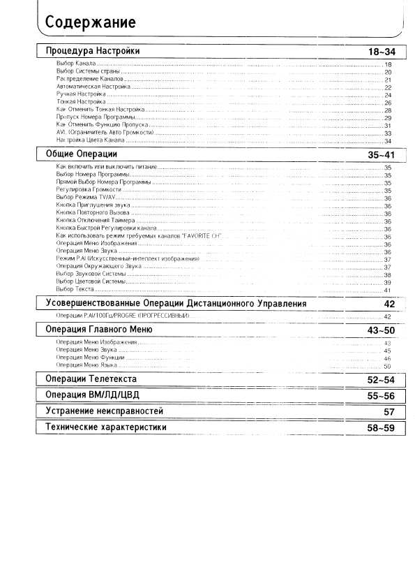 Инструкция Panasonic TX-29P180T