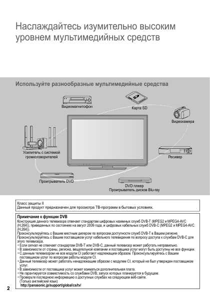 Инструкция Panasonic TX-LR37U3