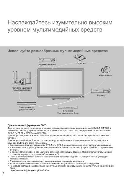 Инструкция Panasonic TX-PR42C3
